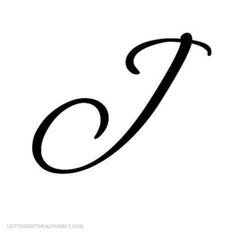 Alphabet Letters Black Cursive J J Calligraphy Calligraphy Alphabet