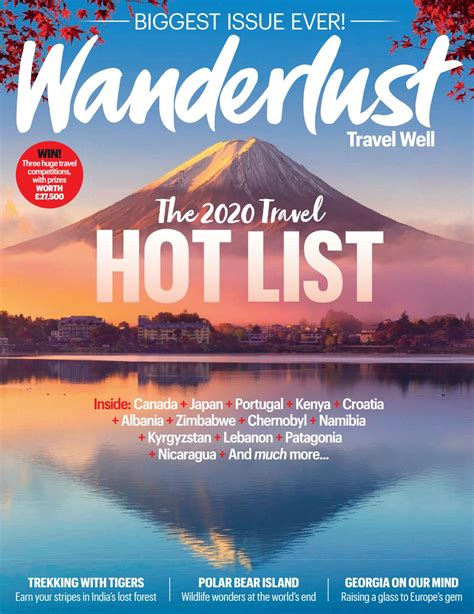Wanderlust 2020 Travel Hot List by Wanderlust Publications - Issuu