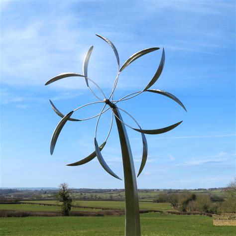 Modern Dna Design Stainless Steel Kinetic Wind Spinner