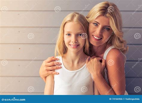 Mom And Daughter Stock Photo Image Of Girl Daughter 74166966