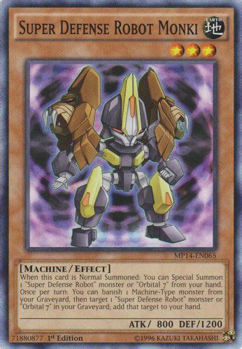 Super Defense Robot Monki Yu Gi Oh