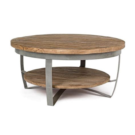 Photo Gallery Of Round Industrial Coffee Tables Showing 11 Of 15 Photos