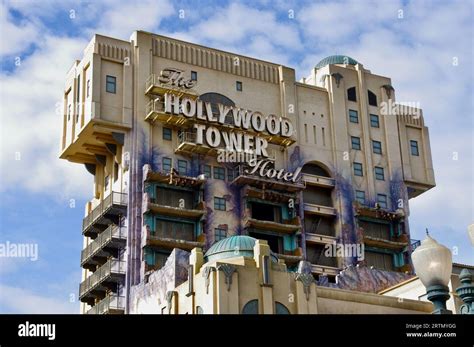 The Hollywood Towers Hotel At Disneyland Paris Paris France Stock