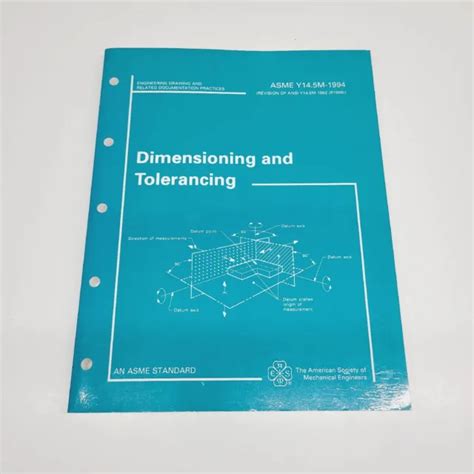 Dimensioning And Tolerancing Asme Y145m 1994 Engineering Drawing And