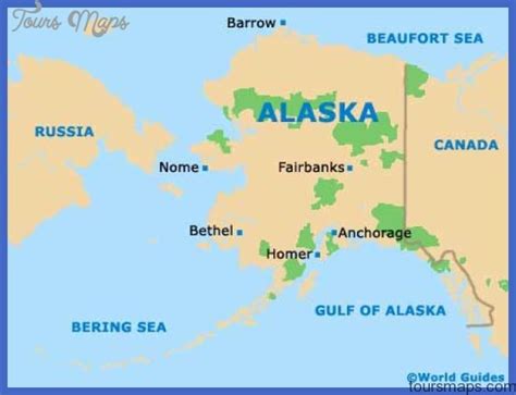 State on the northwest extremity of the country's west coast. Anchorage municipality Map Tourist Attractions - ToursMaps ...