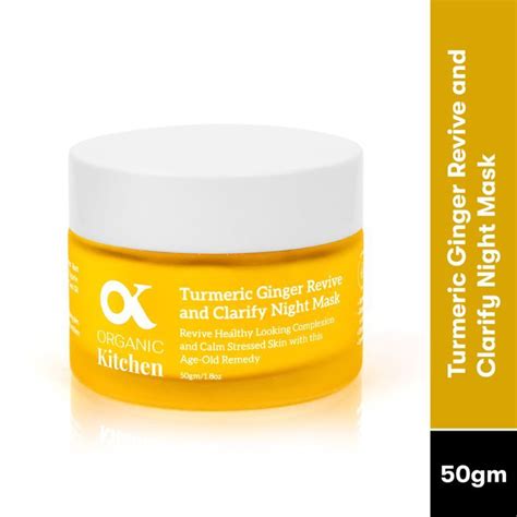 Organic Kitchen Turmeric Ginger Revive And Clarify Night Mask With