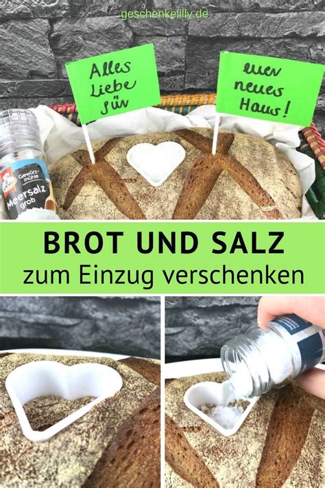 Einweihungsgeschenk Brot und Salz | Geschenk einzug ...