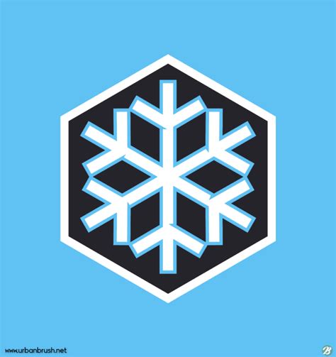 눈 로고 일러스트 Ai 무료다운로드 Snow Logo Illustration Urbanbrush