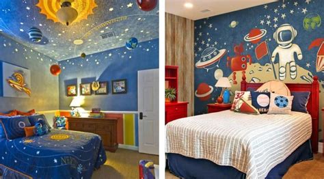 Ideas For Outer Space Themed Bedroom For Your Kids Interior Fun