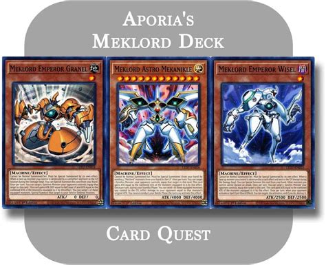 Yu Gi Oh 5ds Aporias Complete Meklord Emperor And Astro
