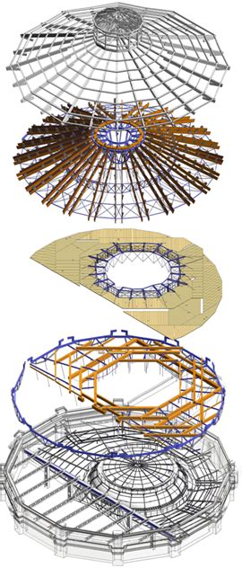 Roof Structure © Wilmotte And Associés Sa