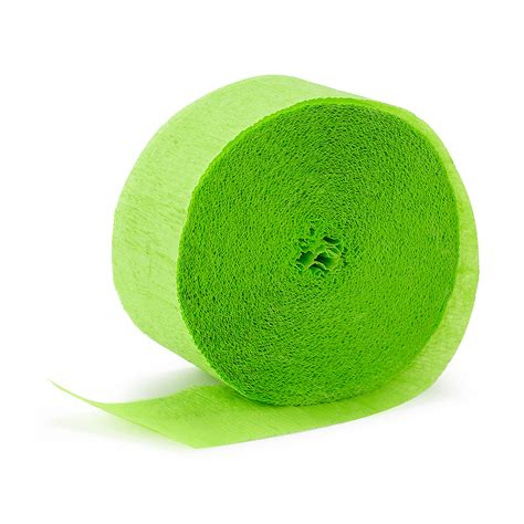 Apple Green Lime Green Crepe Paper