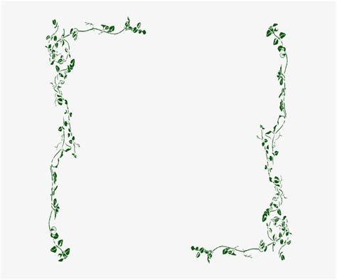 Western Page Borders Clipart Vines
