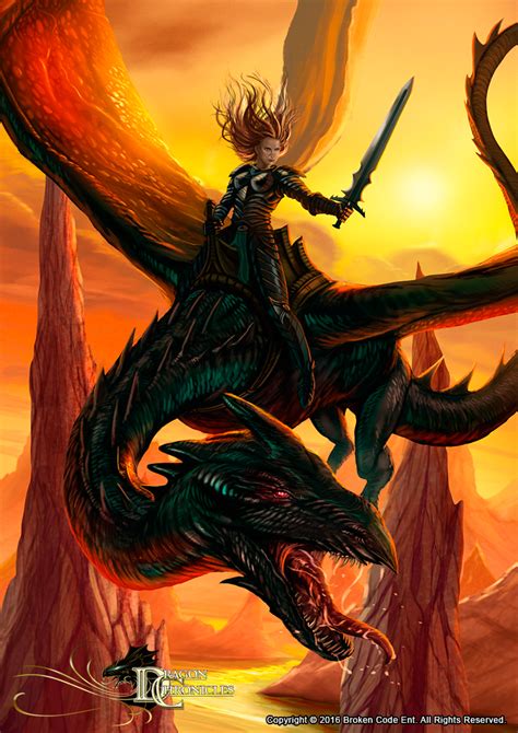 Dragon Chronicles Wyvern And Rider By Robertcrescenzio On Deviantart