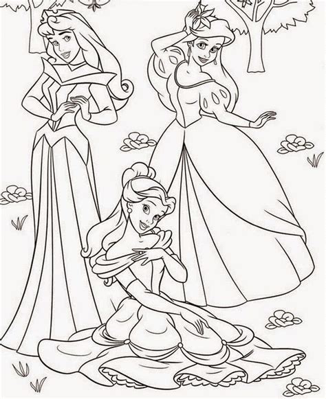 Desenhos Das Princesas Para Colorir E Imprimir Online Cursos