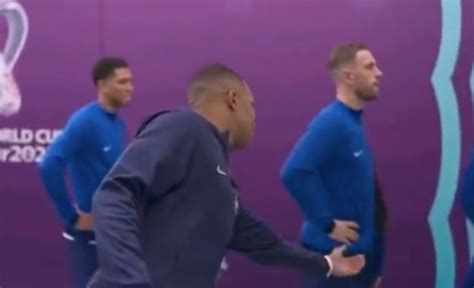 Dramatic Video Captures Moment Kylian Mbappe Is Snubbed By English Players In The Tunnel Ahead