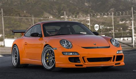 Orange Porsche 911 Gt3 Rs On Adv1 Wheels By Ae Performance Gtspirit