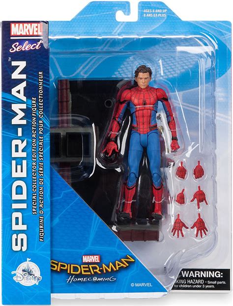 Marvel Spider Man Homecoming Marvel Select Spider Man Exclusive 7