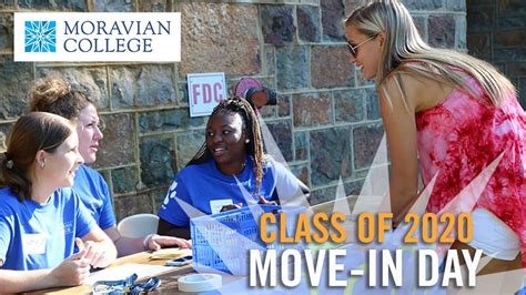 Moravian College Class Of 2020 Move In Day Youtube