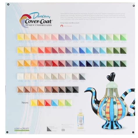 Duncan Underglazes Color Chart