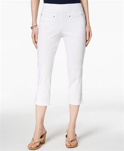 Style And Co Pull On Capri Pants Created For Macys Macys