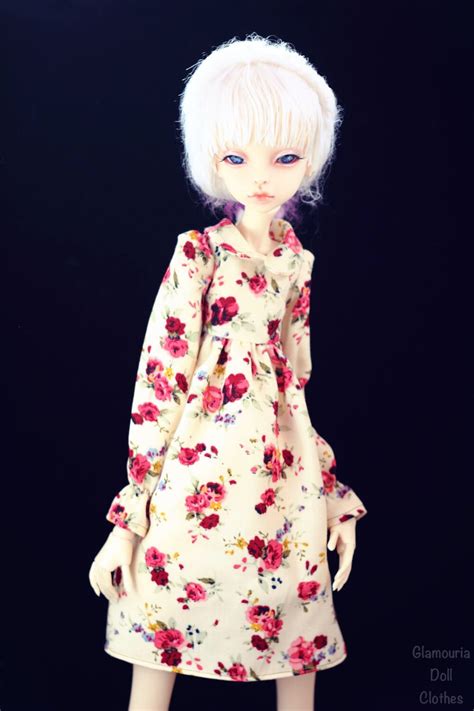 Floral Dress For Msd Doll Chateau Kid K 7k 11 Body By