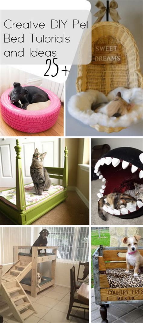 25 Creative Diy Pet Bed Tutorials And Ideas