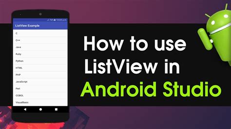 How To Use Android Studio Listview Electronicer