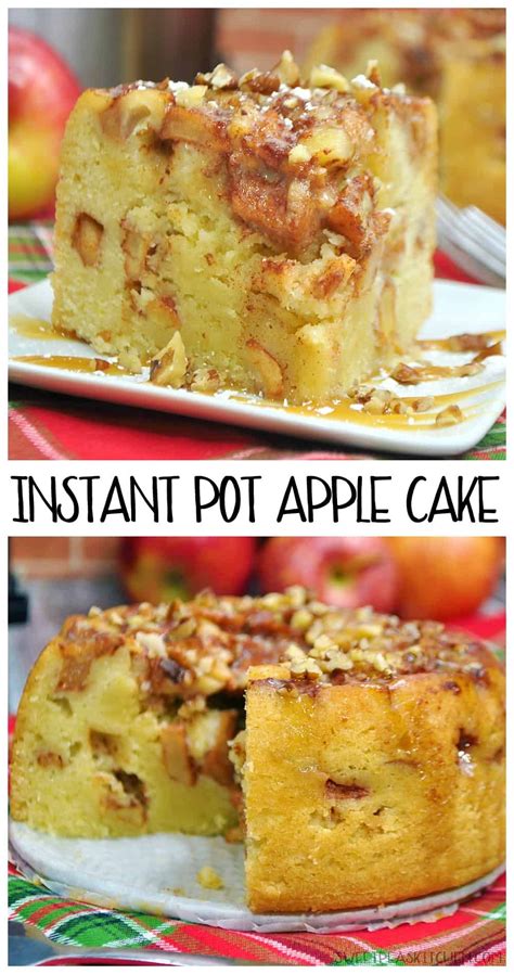 It only takes about 15 minutes from start to finish! Instant Pot Apple Cake | Recipe (With images) | Apple cake ...