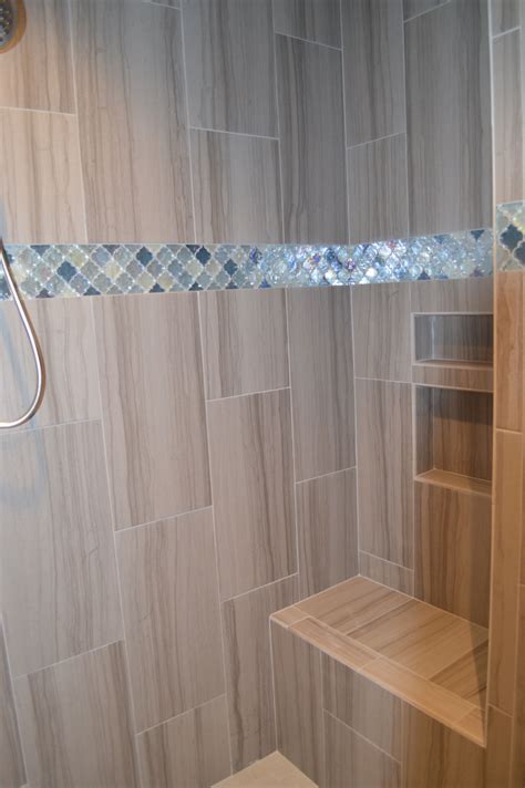 vertical shower tile designs design corral
