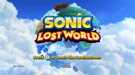 Sonic Lost World Nintendo Wii U Game