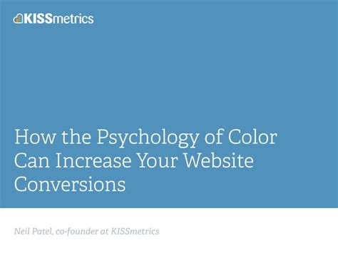 How The Psychology Of Color Can Increase Your Website Conversions Ppt
