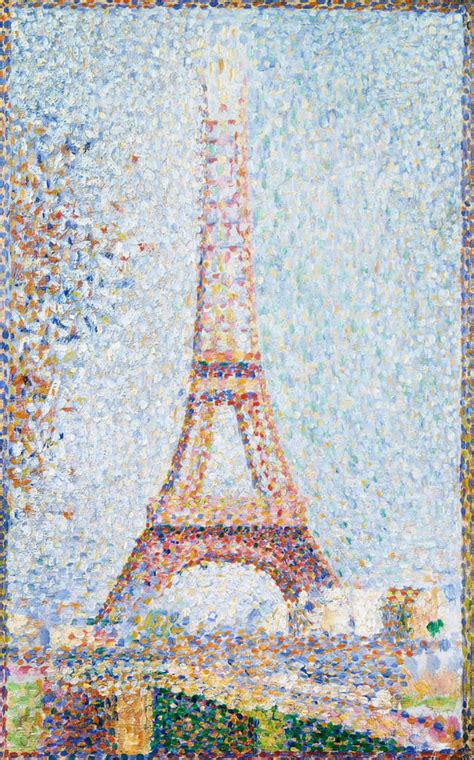 The Eiffel Tower By Georges Pierre Seurat Fine Art Print