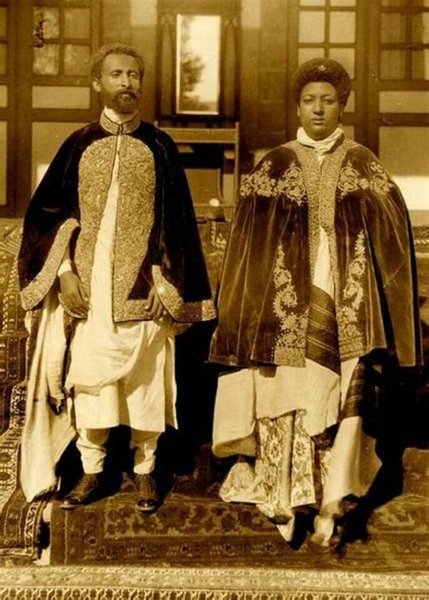 King And Queen Of Ethiopia Black Royalty African Royalty Haile Selassie