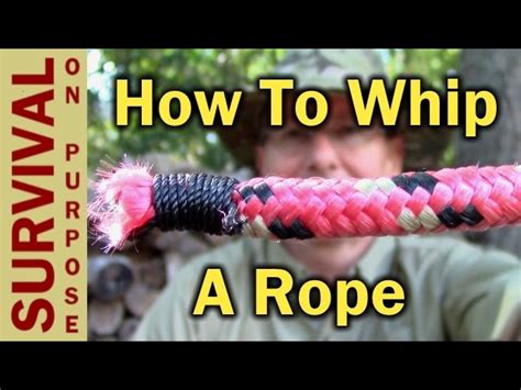 How To Whip A Rope Short Version Gun And Survival