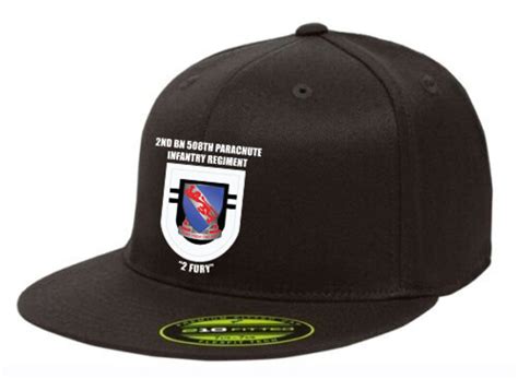 2 508th Parachute Infantry Regiment Flexfit Embroidered Baseball Cap