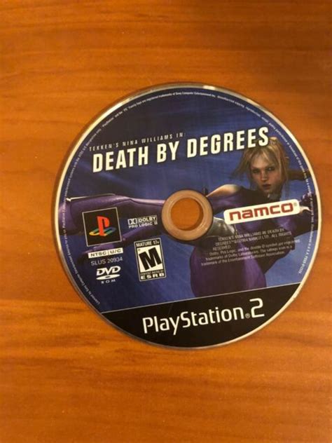 Death By Degrees Sony Playstation 2 Ps2 2005 Ebay