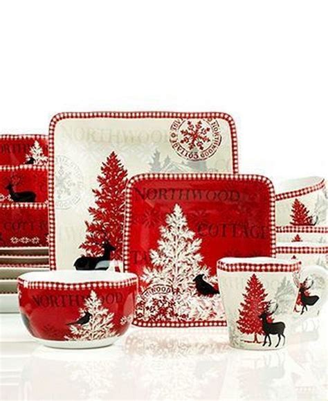 57 Beautiful Christmas Dinnerware Sets Kerst Servies Kerst Mok