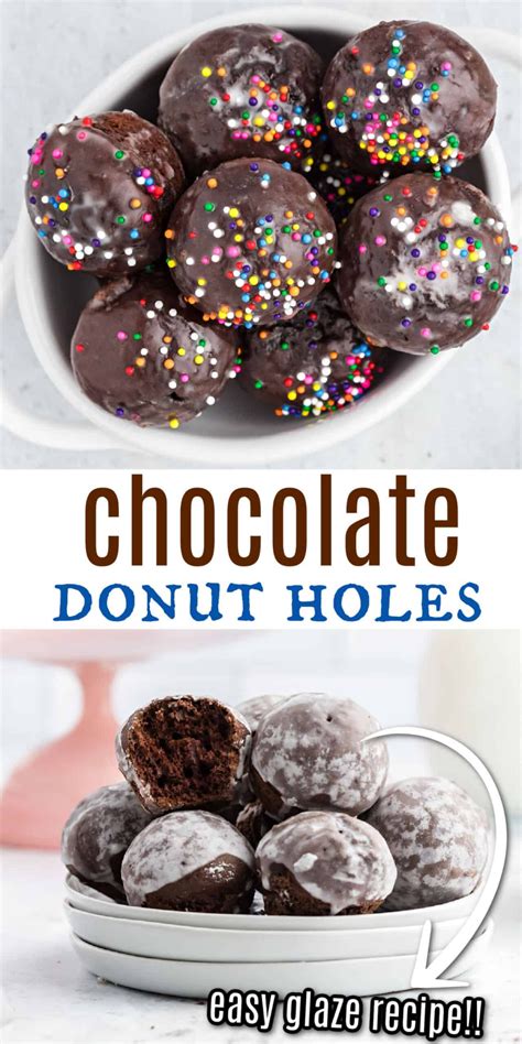 Chocolate Glazed Donut Holes Artofit