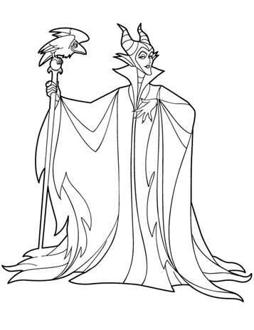 They develop imagination, teach a kid to be accurate and attentive. Kids-n-fun.com | 11 coloring pages of Maleficent