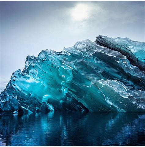 Filpped Iceberg Beautiful Antarctica Photography Antarctica
