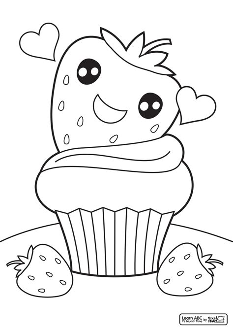 Food Colouring Pages To Print At Free Printable