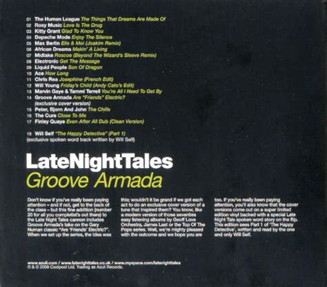 Various Artists Late Night Tales Groove Armada 2008