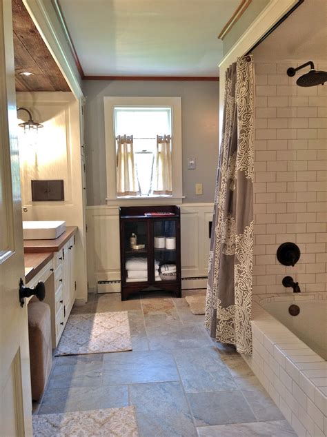 It may sound odd to admit, but i think i could totally stay locked away in my new master bathroom for hours on end. route 2 rural: Farmhouse Bathroom Remodel -- Done!