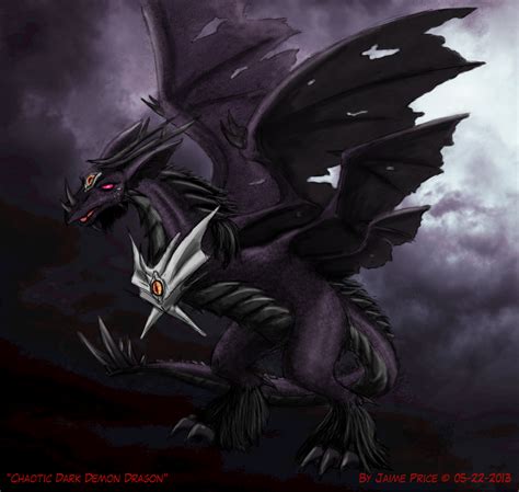 Chaotic Dark Demon Dragon By Jaimep On Deviantart