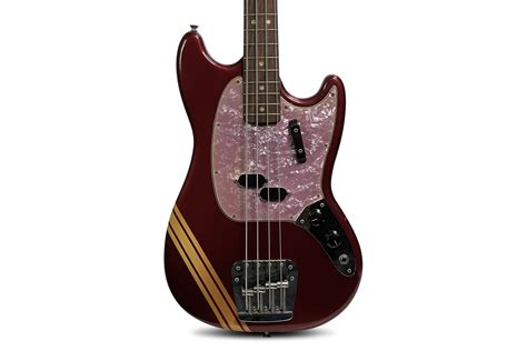 1970 Fender Mustang Bass In Competition Red Guitar Hunter