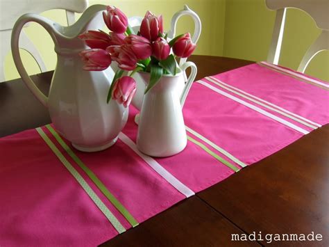 Make a No-Sew Table Runner from Kitchen Towels » Dollar Store Crafts