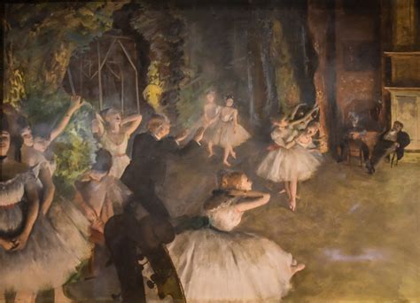 Edgar Degas The Rehearsal Of The Ballet Onstage 1874 At Flickr