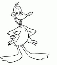 Baby Daffy Duck Coloring Page Printable Coloring Sheet Coloring