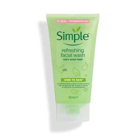 Simple Kind To Skin Refreshing Facial Wash 150ml Pharmhealth